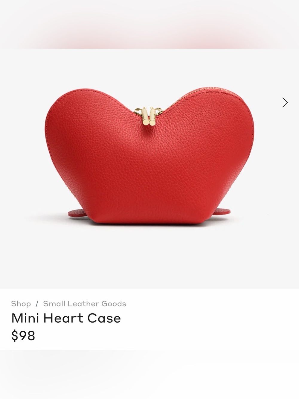 Cuyana Red Heart Case